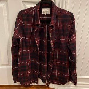 Plaid flannel shirt